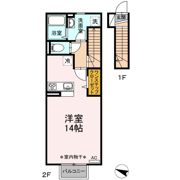 サンテラス Bの間取り画像