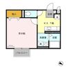 パセオプラシード角田 Aの間取り画像
