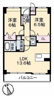 ヴィラシオン長府の間取り画像