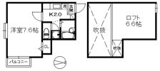 ムーンリバー室見の間取り画像