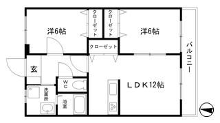 プレイン野里の間取り画像