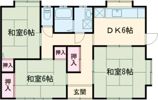 栗生5－14貸家6の間取り画像