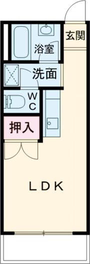 ハイツマツバラの間取り画像