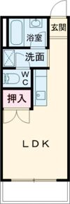 ハイツマツバラの間取り画像