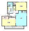 ミレニアムK2 Aの間取り画像