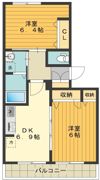 ピアッツァ梅の原Dの間取り画像