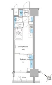 ルフォンプログレ西大井プレミアの間取り画像