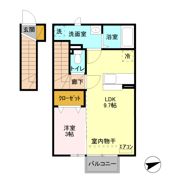 グランメールの間取り画像