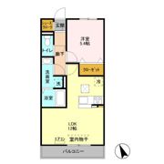 スカイフラットの間取り画像