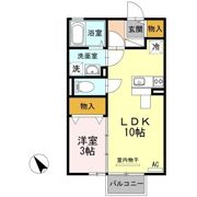 コンソラーレ矢原の間取り画像