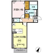 DーROOM ALBAの間取り画像