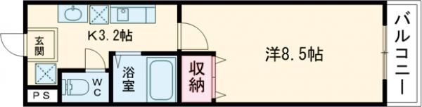 クレアトゥール21の間取り画像