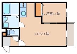 Luana唐原の間取り画像