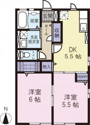 ベルドミールK`sの間取り画像