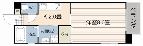 リッチリバー壱番館の間取り画像