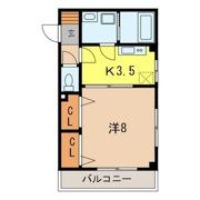 エスペランサ北浦和の間取り画像