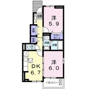 フレミール ヴァン Aの間取り画像