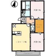 リビングタウン常盤公園 B棟の間取り画像