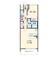 スプランディッド福島WESTの間取り画像