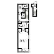 レジデンスKoharadaの間取り画像