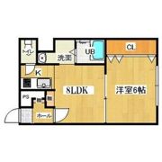 ディアコート北34条の間取り画像