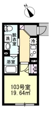 ベイルーム鶴見小野Ⅱの間取り画像