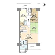ベルドゥムール川口東の間取り画像