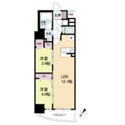 セレニテ神戸ミラクの間取り画像