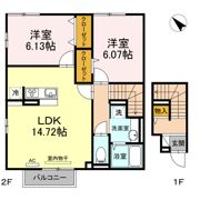 コンフォール Aの間取り画像