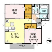 カーサ青井の間取り画像