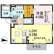 VILLAGRANDEEⅡ～ｳﾞｨﾗｸﾞﾗﾝﾃﾞⅡ～ A棟の間取り画像