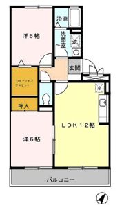 フォーエバー八坂 Aの間取り画像