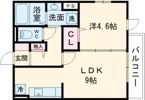 D-ROOM浜町Ⅱ A棟の間取り画像