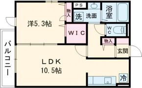 D-ROOM浜町II A棟の間取り画像