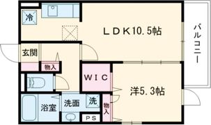 D-ROOM浜町II B棟の間取り画像