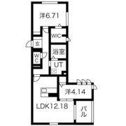 セジュール西明石の間取り画像