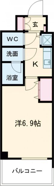 ソルテラスOSAKA EAST GATEの間取り画像