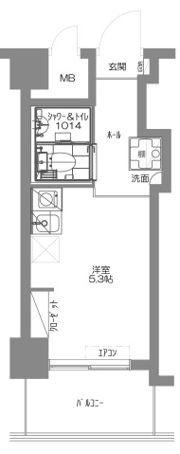 スカイコート西川口第2の間取り画像