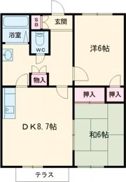 シャルレ永井の間取り画像