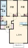 エスペランサ今市の間取り画像