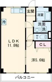 高津橋マンションの間取り画像
