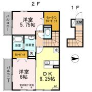 グローリー シャンテの間取り画像