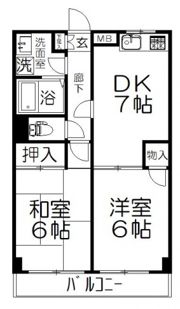 キャッスル島村の間取り画像