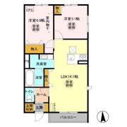 ラッフルズの間取り画像