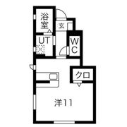 ヴァンクールB棟の間取り画像