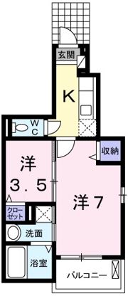 フィレール デュ トラジャⅤの間取り画像