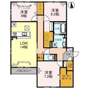 ボヌールの間取り画像