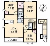 タウン表参道 D棟の間取り画像