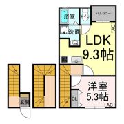 アシンプトートA棟の間取り画像