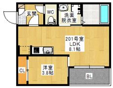 Regalest Mon(モン)の間取り画像